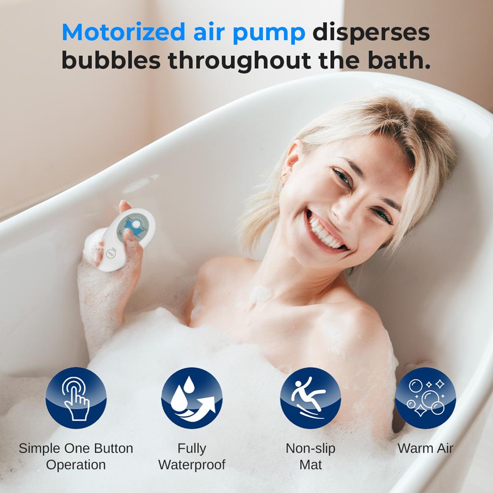 Bubble Bath Mat Body Spa Massage With Warm Air