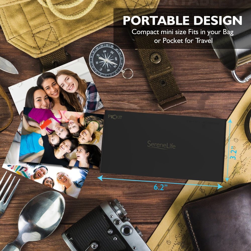 Portable Instant Photo Printer - Wireless Digital Picture Printing For Smartphone Camera