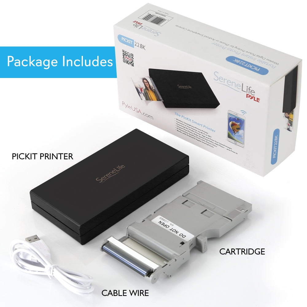 Portable Instant Photo Printer - Wireless Digital Picture Printing For Smartphone Camera