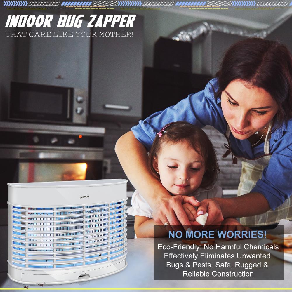 Indoor Bug Zapper - Electronic Plug-In Insect Control, Chemical-Free Insect Killer