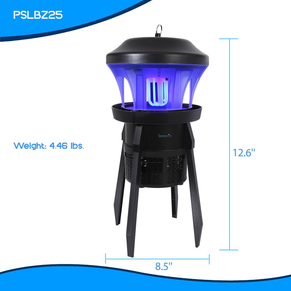 Waterproof Bug Zapper, Indoor/Outdoor Electric Plug-In Pest Control, Chemical-Free Insect Killer