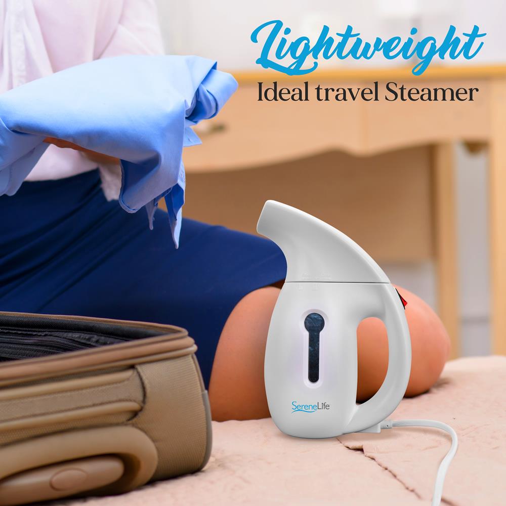 Compact Handheld Fabric Steamer - Wrinkle Remover With Self-Regulated Temperature Control
