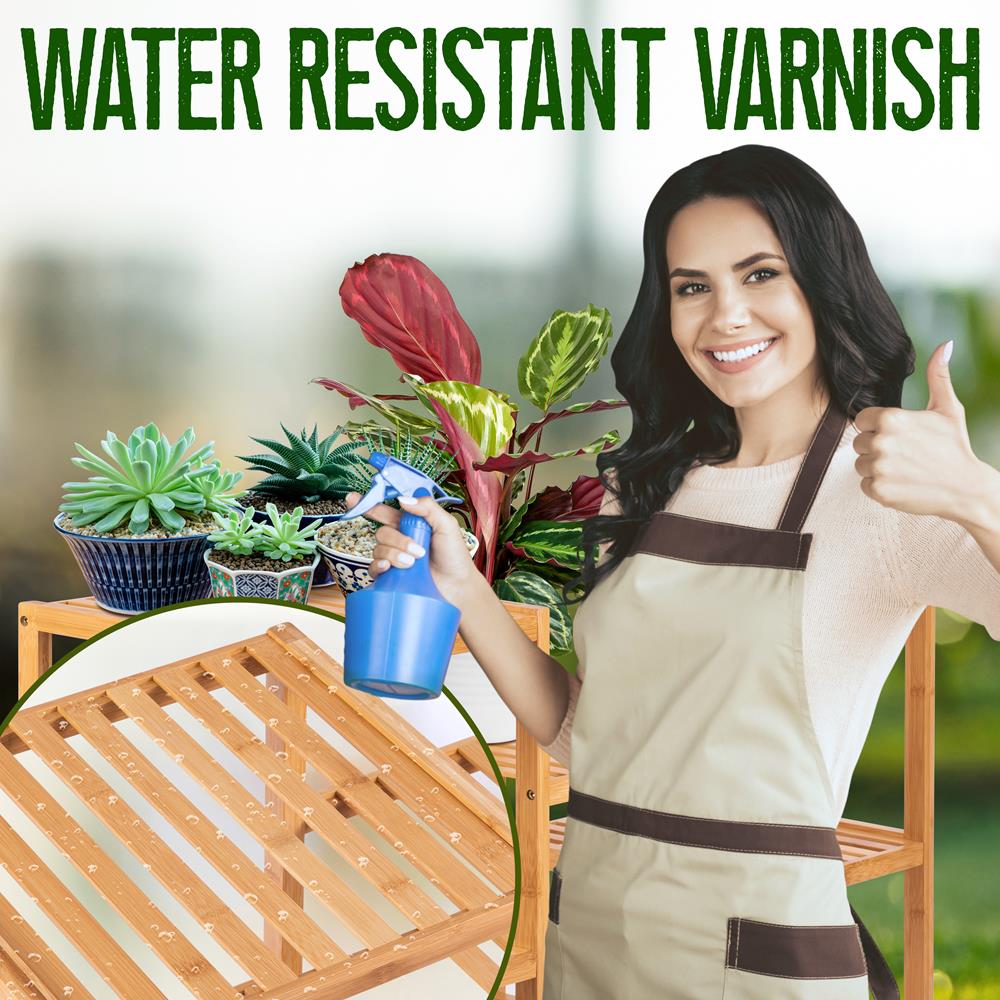 9 Tier Bamboo Plant Stand - Space-Saving, Durable, Water-Resistant