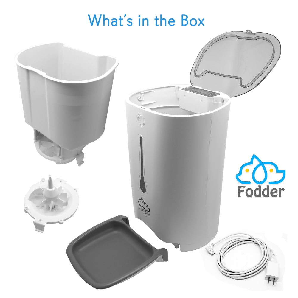 Automatic Pet Feeder, Optimal Schedule, Voice Recording, LCD Display