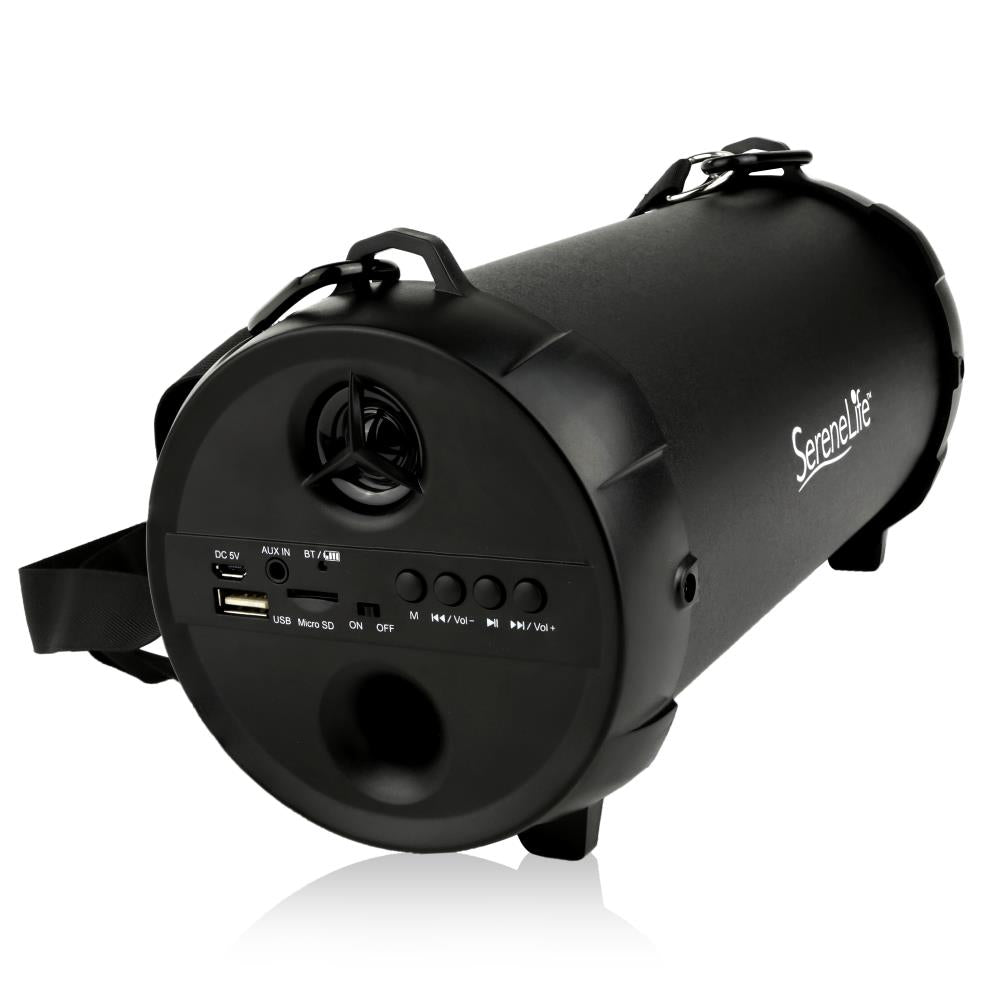 Compact Bluetooth Boombox - Portable Radio Stereo System, Built-In Rechargeable Battery, Mp3/Usb/Micro Sd/Fm Radio