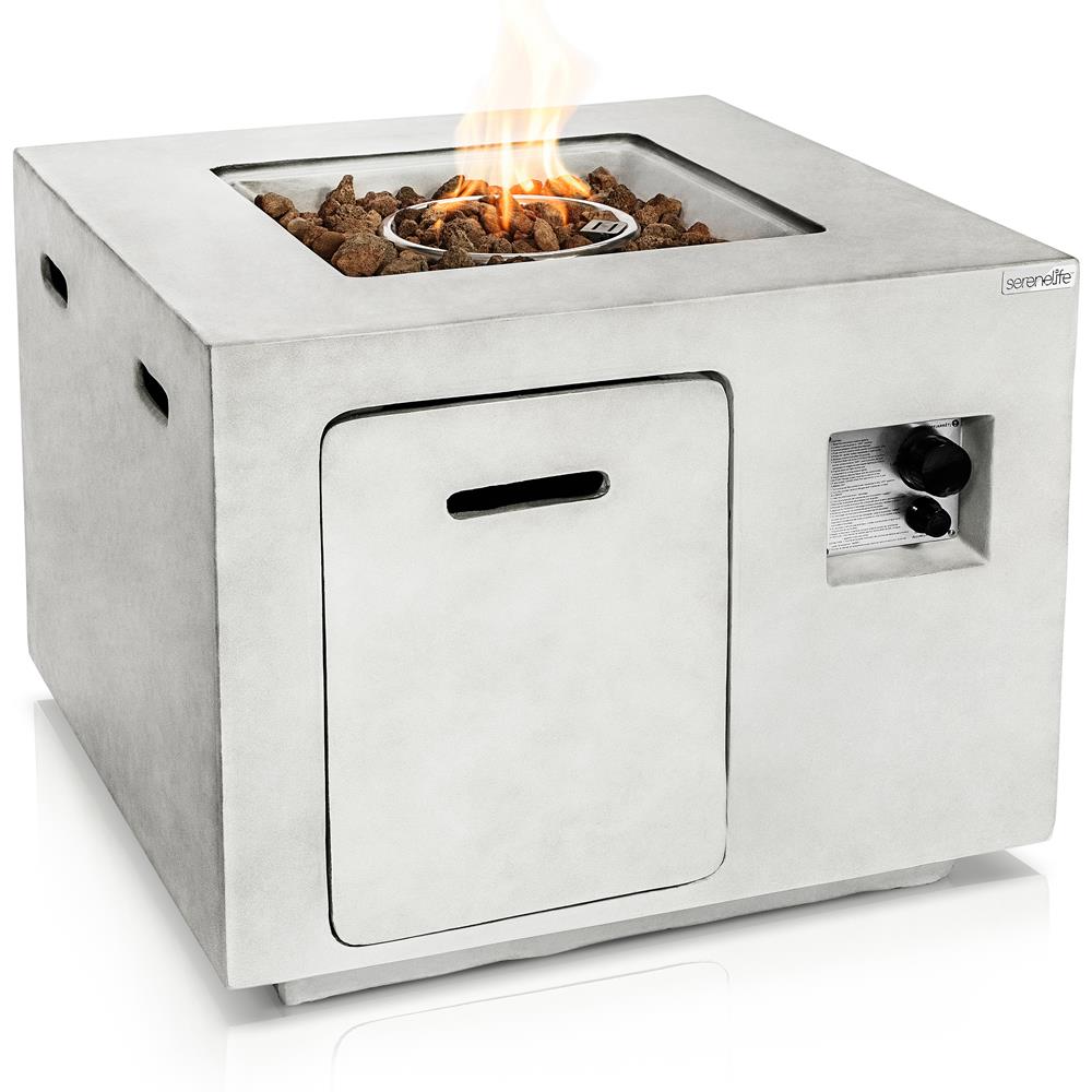 Propane Fire Pit Table 40,000 BTU Weatherproof Stainless Steel Burner