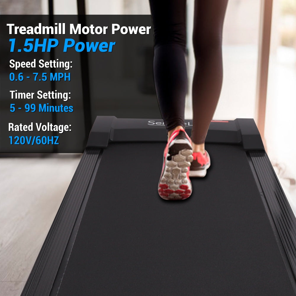 Folding Treadmill Electric Motorized Running Machine - 12 Pre-Set Program, 5 White Led Display & Mobile Phone/Tablet, Water Bottle Holder For Indoor Exercise