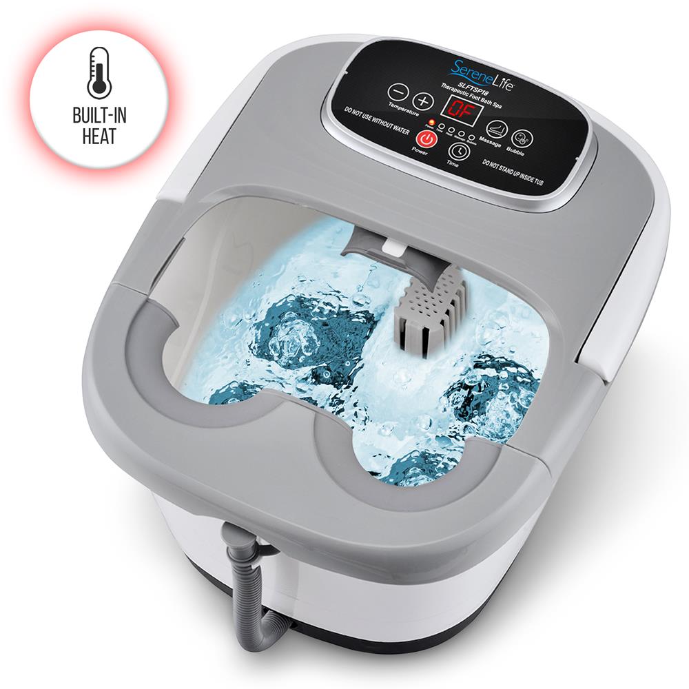 Hydrotherapy Heated Foot Massager - Therapeutic Foot Massage Spa Bath With Heat & Feet Rollers