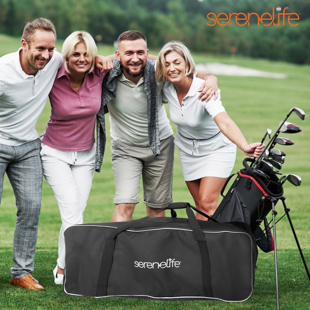 Portable Golf Duffel Bag - Water-Resistant Nylon, Extra Large Storage