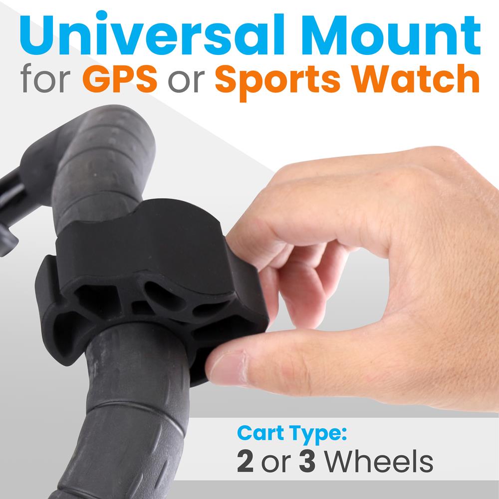 Golf Cart Watch Holder - Secure Fit - Durable Silicone - Universal Mount