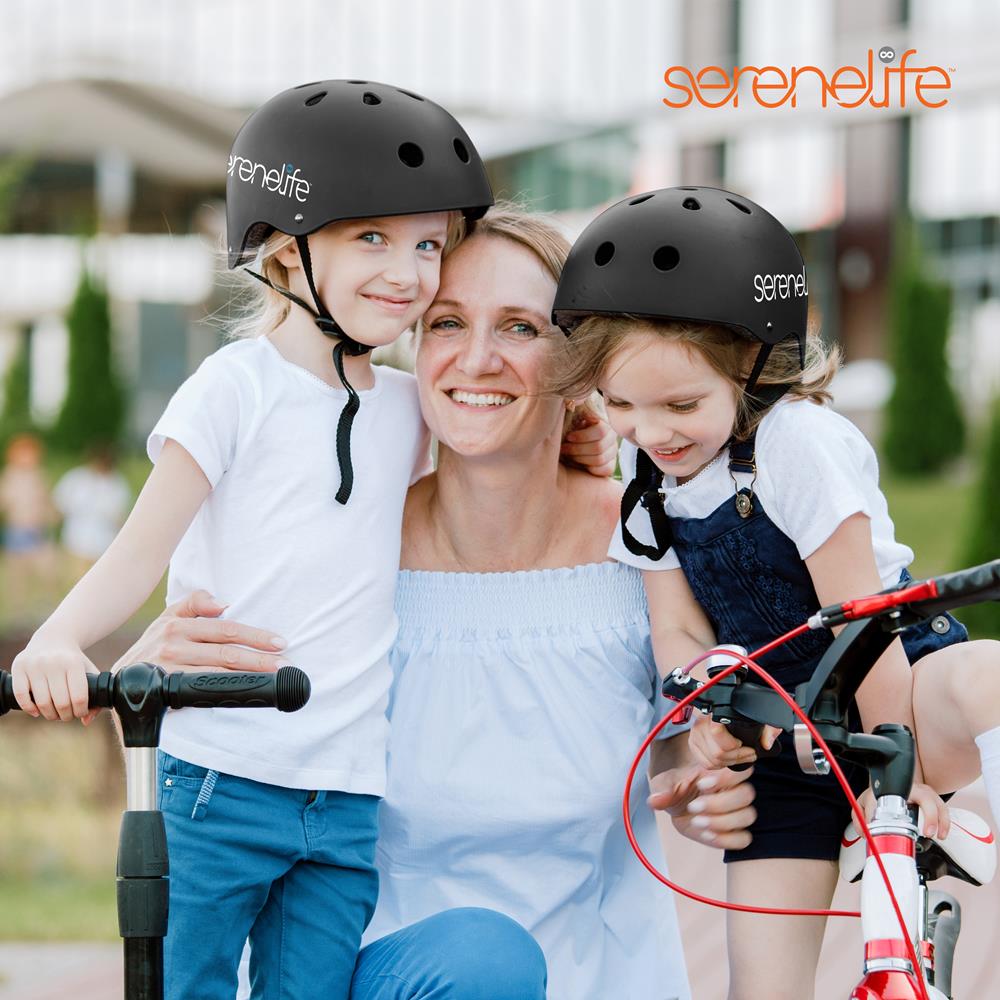 Sports Safety Helmet –Multi-Sport For Kids And Youth (Black)