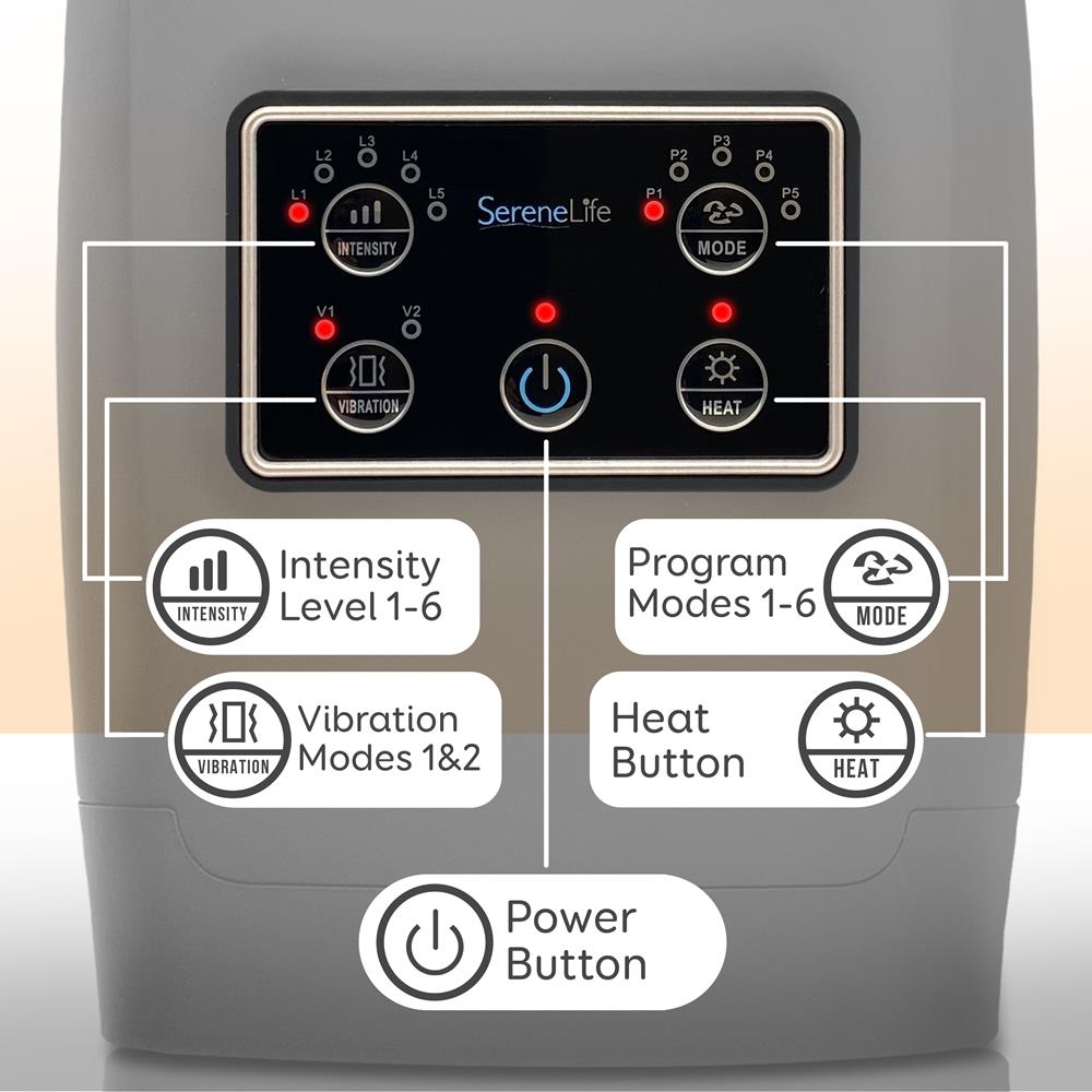 Electric Hand Massager Pain Relief 6 Modes Rechargeable White