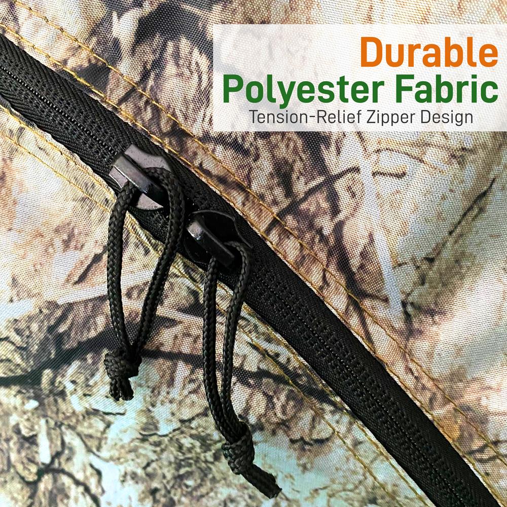 Ground Hunting Blind - Easy Setup, Water Repellent, Camo, 65"x55"