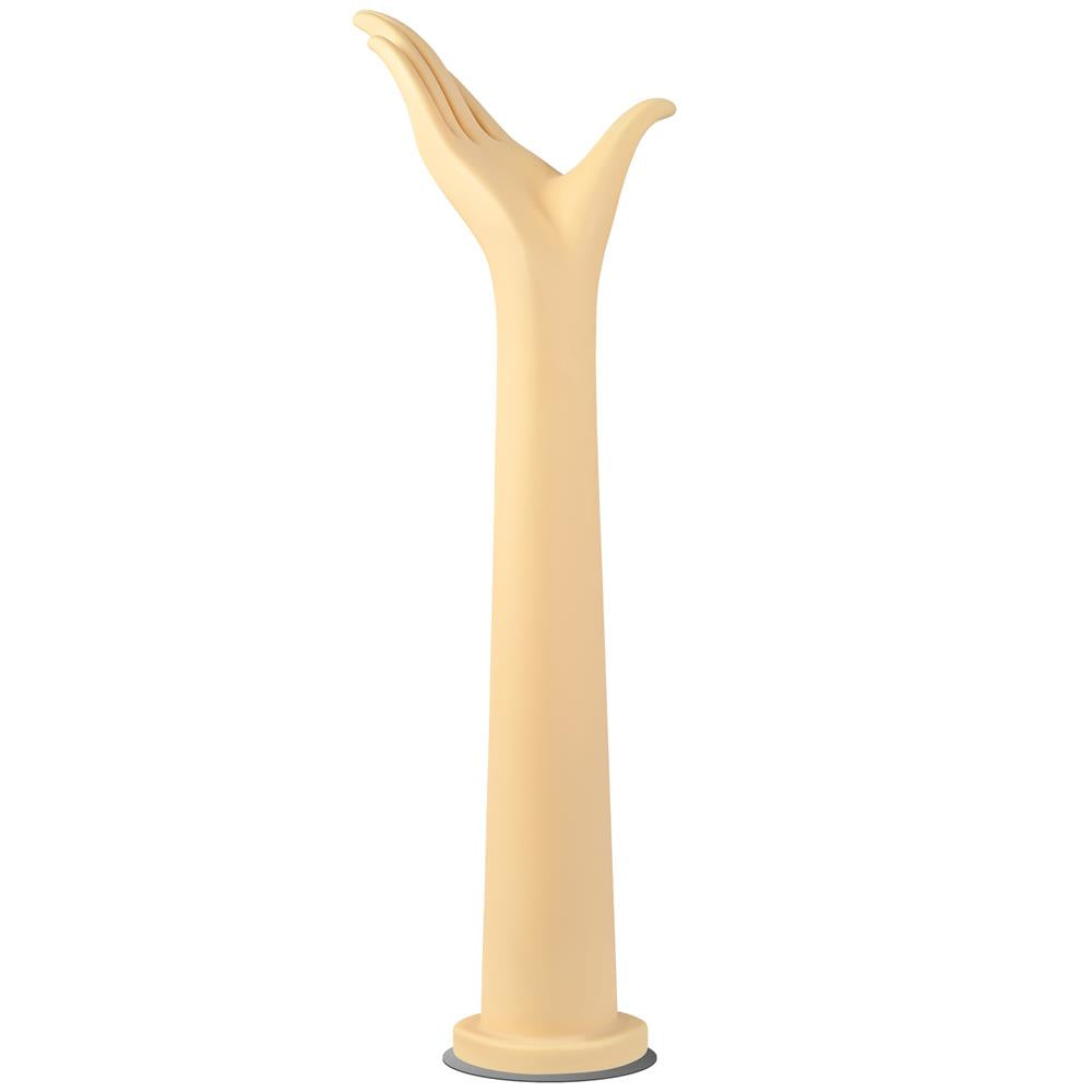 Jewelry Display Hand Stand, Elegant 18.5" Mannequin, Skin Tone