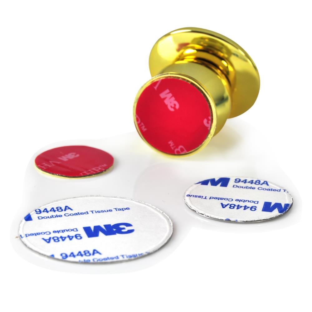 Magnetic Phone Holder Mount - Secure Grip - Gold