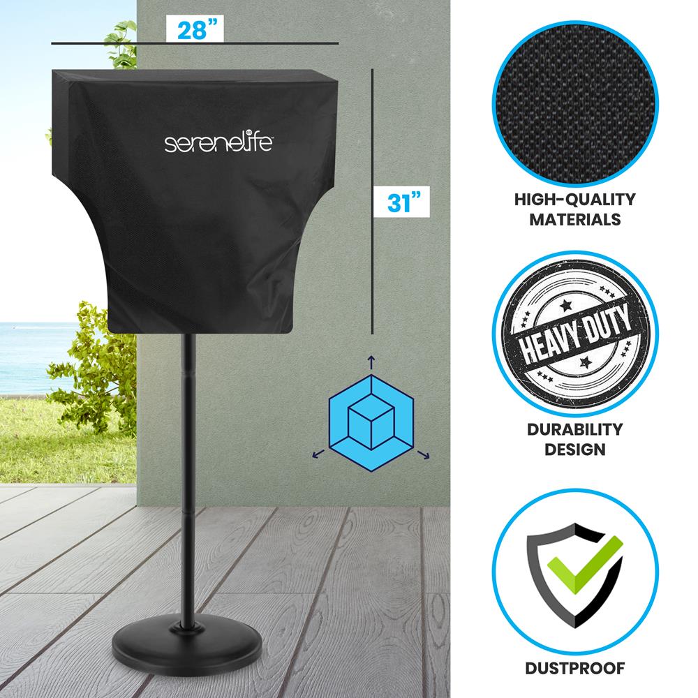 Patio Heater Cover - Tearproof Waterproof UV Resistant - Heavy Duty
