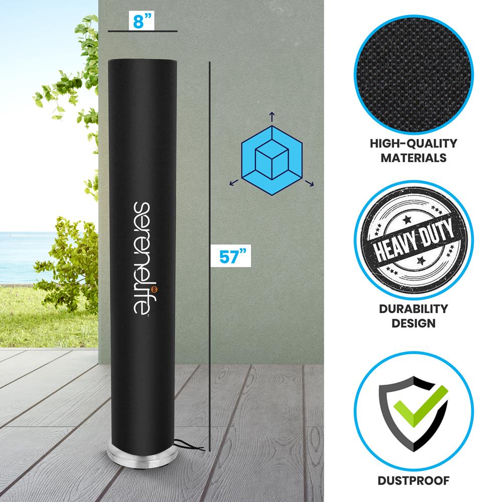 Patio Heater Cover, Tearproof Waterproof, Heavy-Duty, UV Resistant