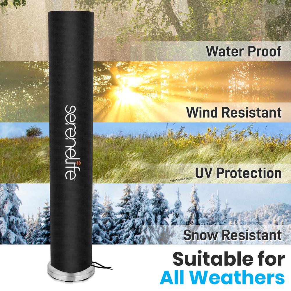 Patio Heater Cover, Tearproof Waterproof, Heavy-Duty, UV Resistant