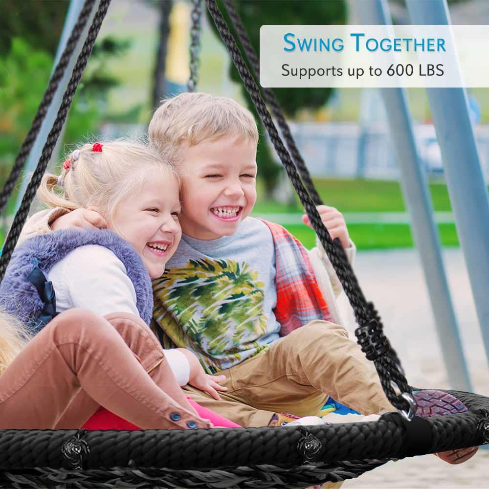 Spider Swing Seat 600lb Capacity, Waterproof 40" Diameter, Blue