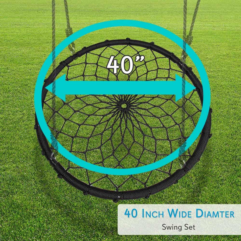 Spider Swing Seat 600lb Capacity, Waterproof 40" Diameter, Blue
