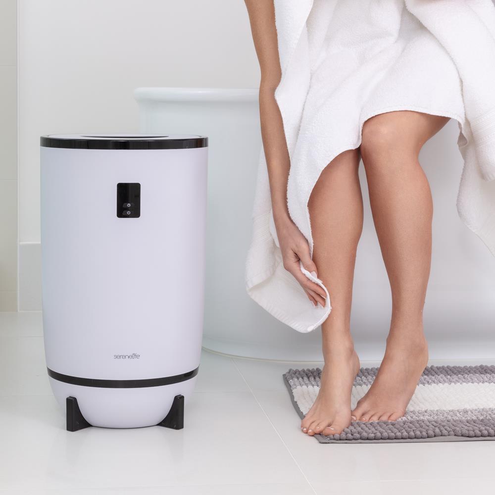 Towel Warmer with Fragrance Holder, Auto Shut Off, Fits 2 Large Towels