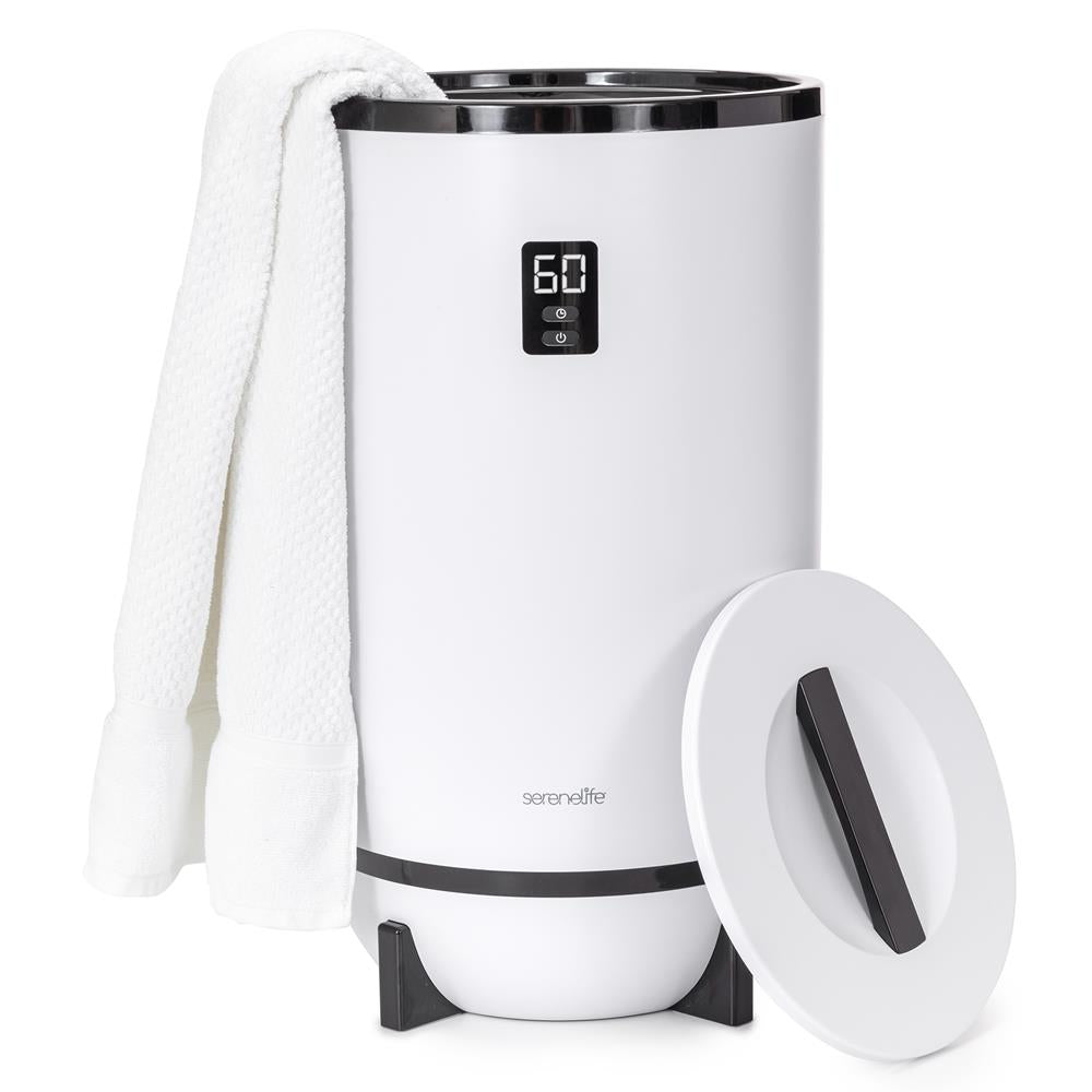 Towel Warmer with Fragrance Holder, Auto Shut Off, Fits 2 Large Towels