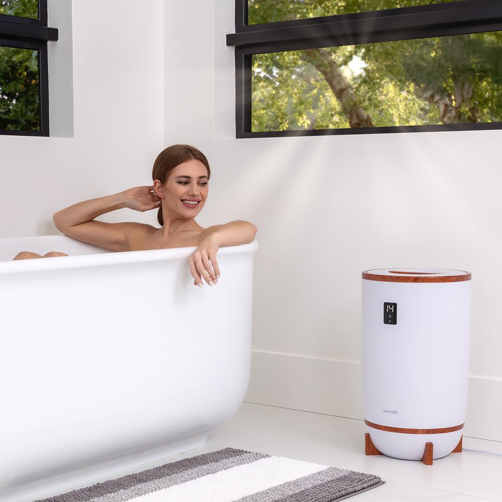 Towel Warmer with Timer & Auto Shut-Off, Holds 2 Towels, Cherry