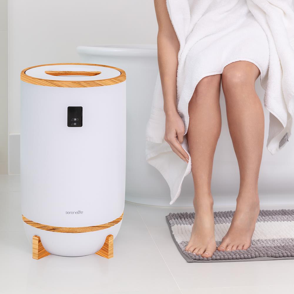 Towel & Blanket Warmer - Quick Heat, 2 Towel Capacity, Auto Shut-Off, White