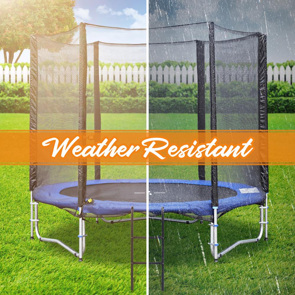 Outdoor Trampoline Ladder Safe Access Galvanized Steel 264 lbs Capacity