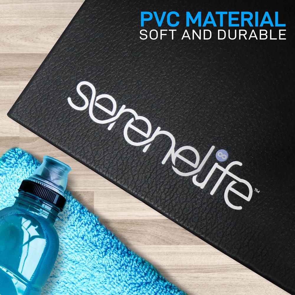 Exercise Mat for Floor Protection, Non-Slip PVC Foam, 36"x72"
