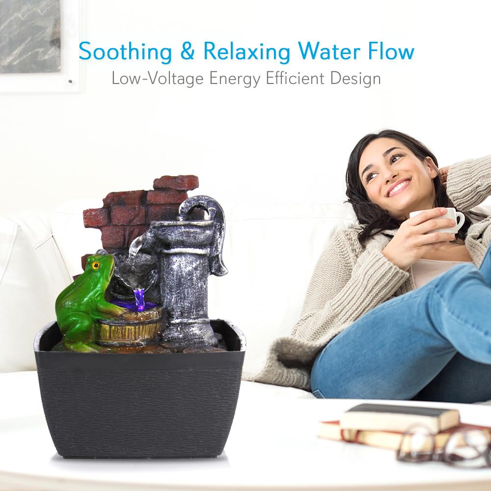 Water Fountain - Relaxing Tabletop Water Feature Decoration