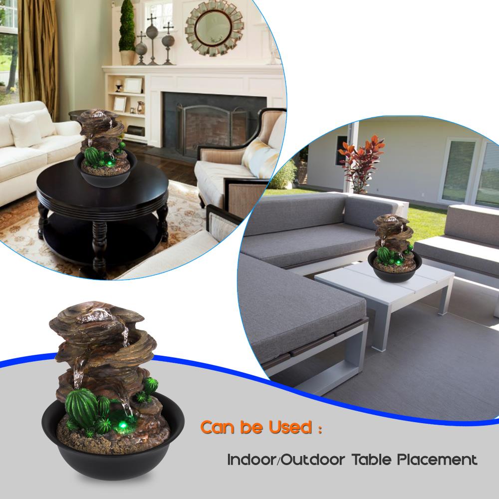 Water Fountain - Relaxing Tabletop Water Feature Decoration