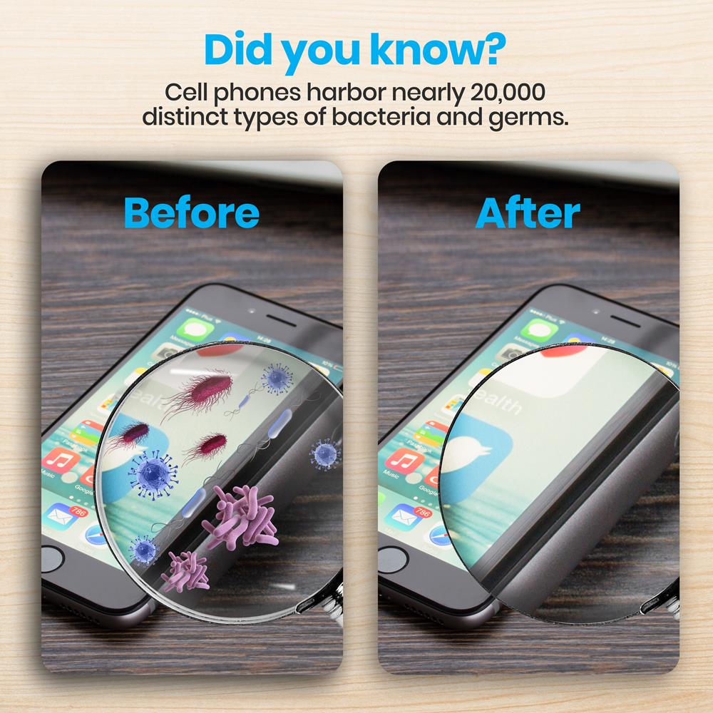 Portable Uv Light Germicidal Bag - Led Ultraviolet Sterilization Bag With 10 Real Uv-C Lamp Beads