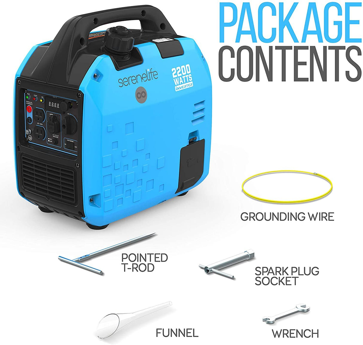 2200-Watt Inverter Generator - Portable And Compact Inverter Generator