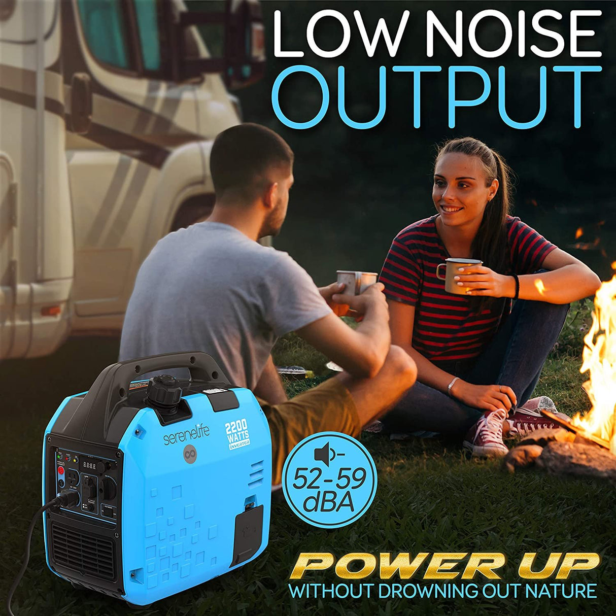 2200-Watt Inverter Generator - Portable And Compact Inverter Generator