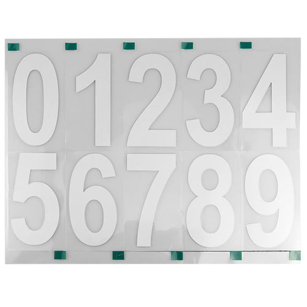 Reflective Mailbox Number Stickers 3-Set