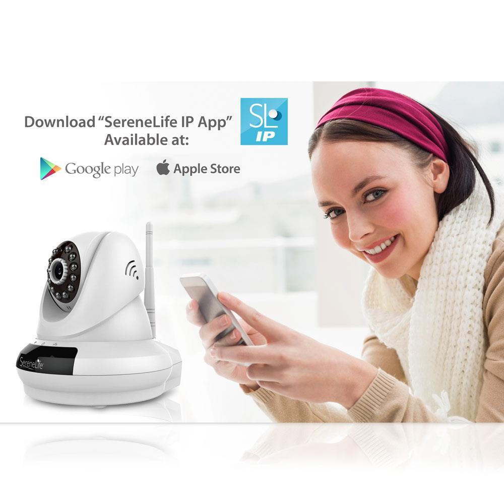 Hd Wireless Ip Camera / Wifi Cam, Remote Video Monitoring Surveillance Security, Built-In Speaker, Microphone, Ptz (Pan, Tilt, Zoom) Control, App Download