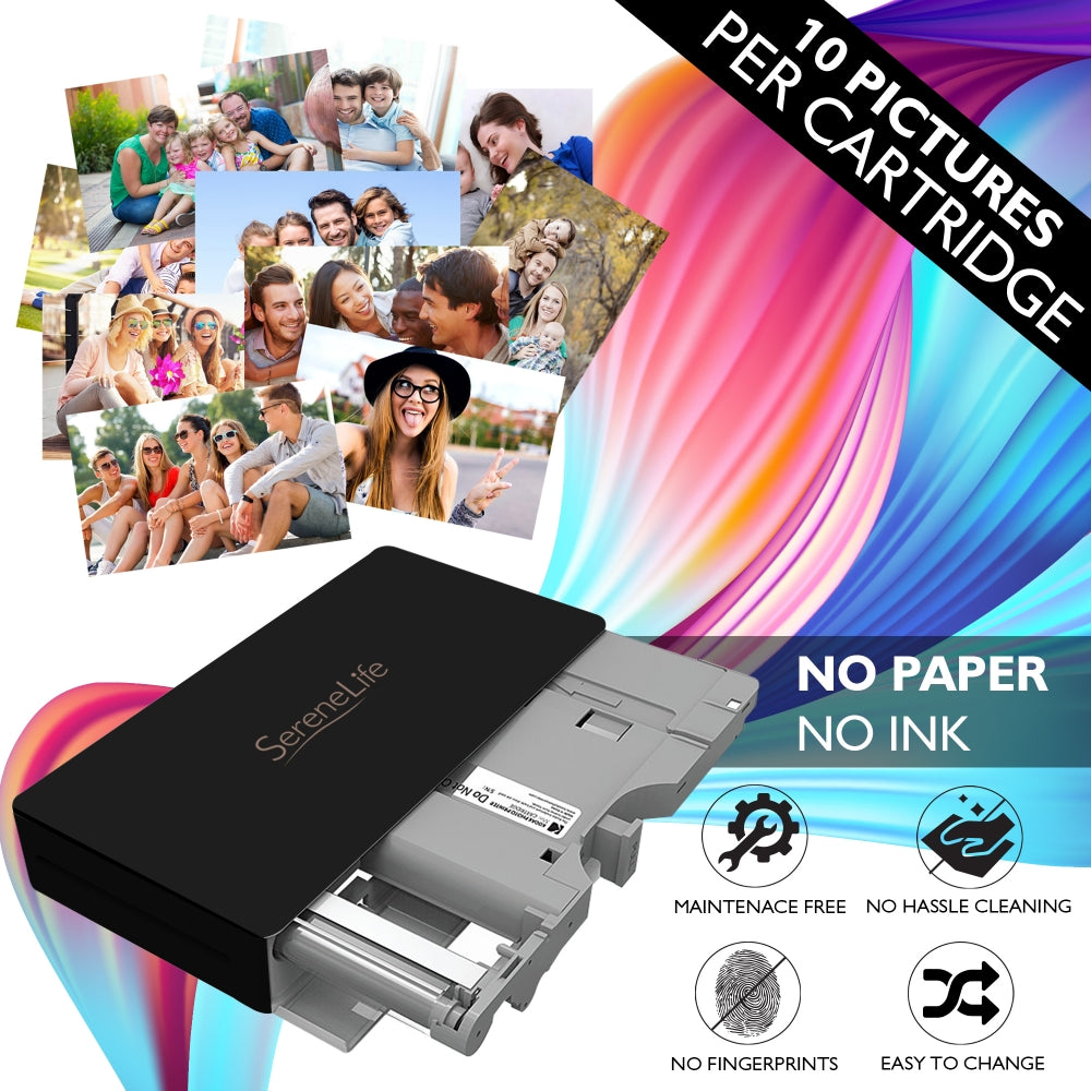 Portable Instant Photo Printer - Wireless Digital Picture Printing For Smartphone Camera
