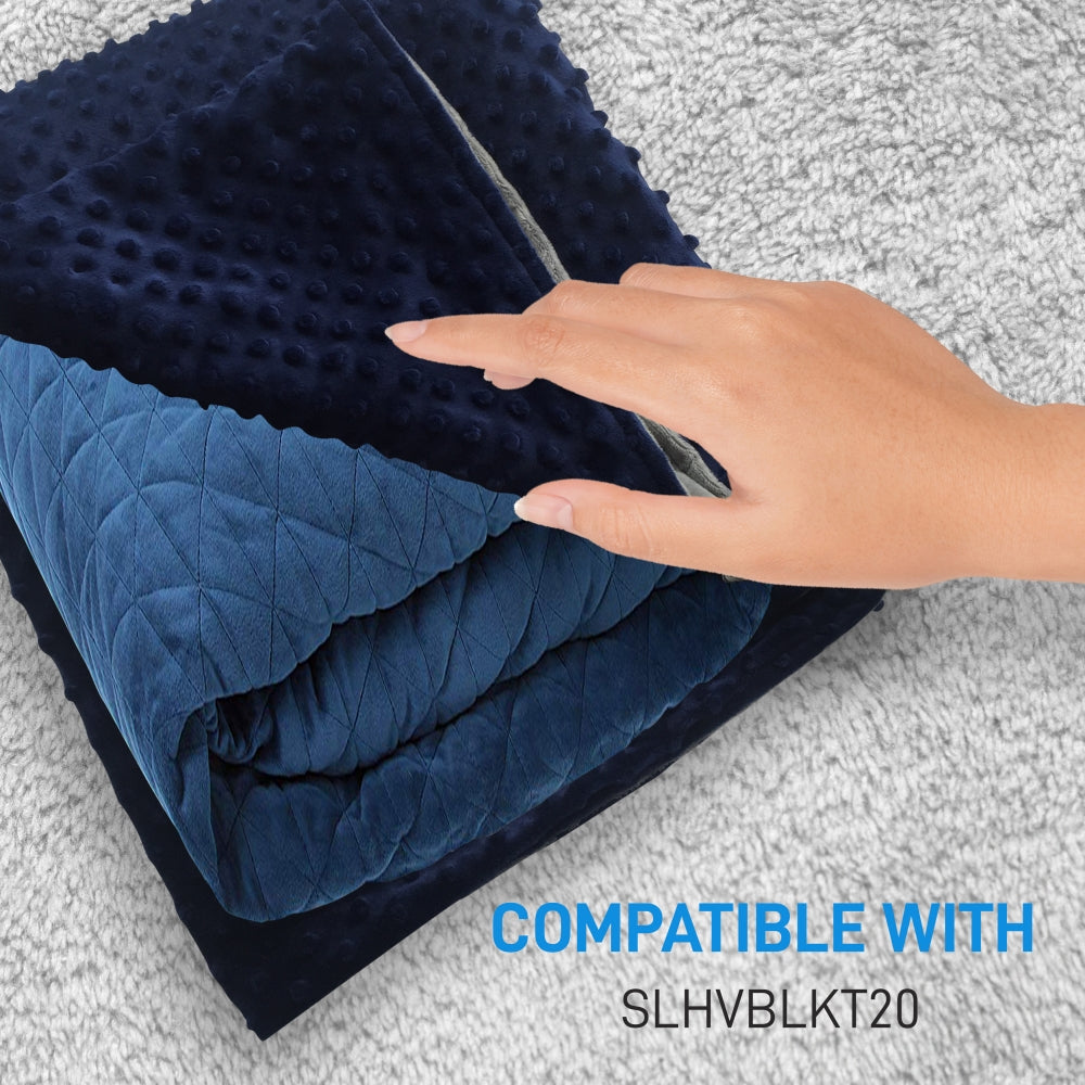 Weighted Blanket Duvet Cover, Queen Size (For Serenelife Models: Slhvblkt20, Slhvblkt15)