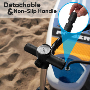 Sup Stand Up Paddle-Board Hand-Powered Air Pump (For Serenelife Models: Slsupb10, Slsupb20)