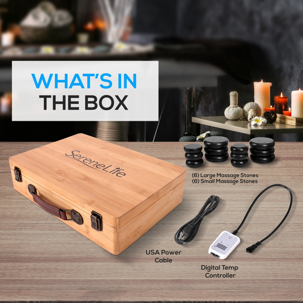 Hot Stone Massage Kit – SereneLife Home