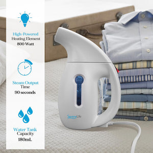 Compact Handheld Fabric Steamer - Wrinkle Remover With Self-Regulated Temperature Control