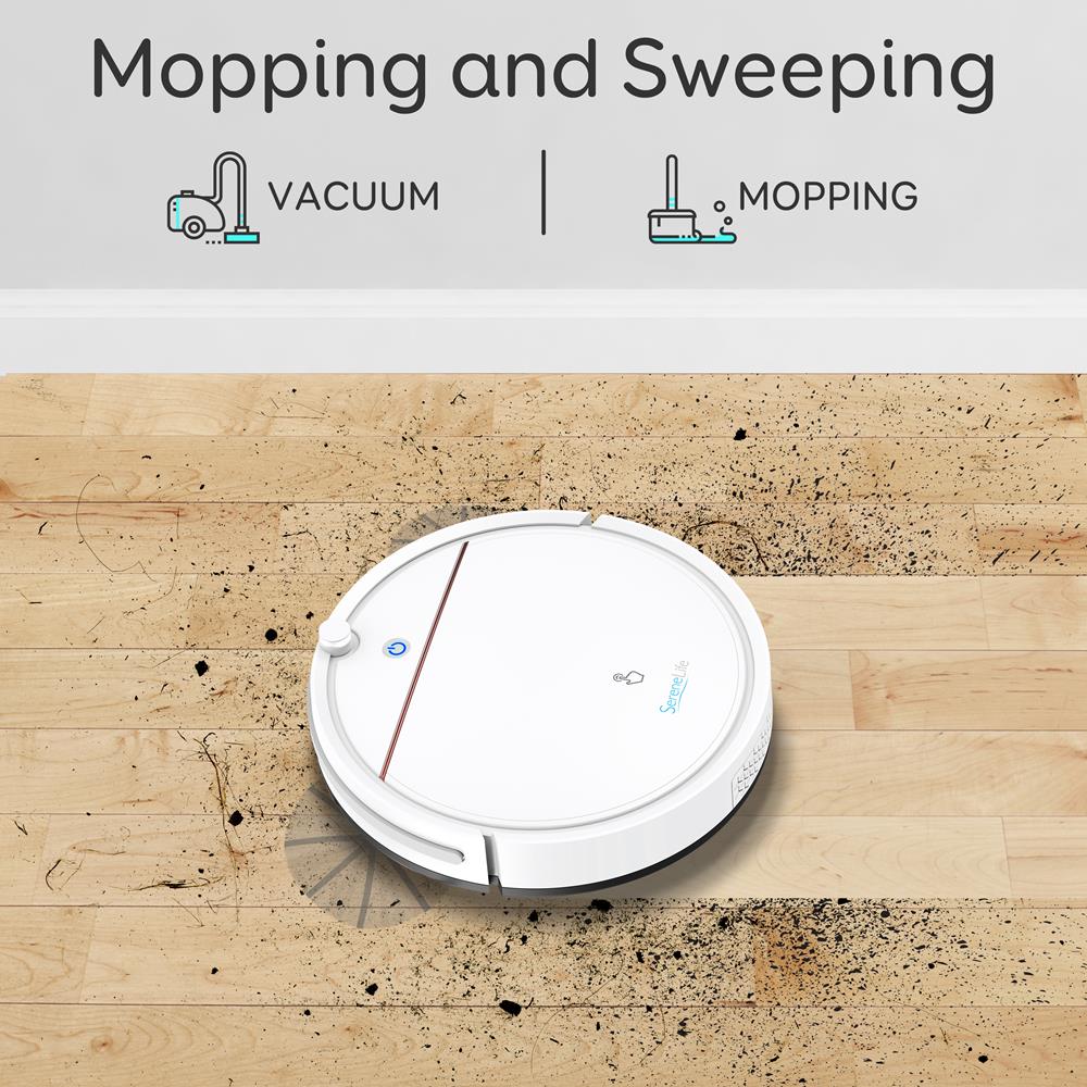 Smart Robot Vacuum Cleaner - Automatic Robot Cleaning Vacuum, Includes Remote Control For Cleaning Modes & Robot Directions