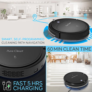 Pure Clean Smart Vacuum Cleaner - Automatic Robot Cleaning Vacuum