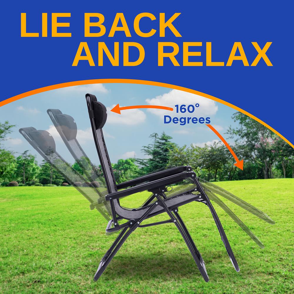 Zero Gravity Chair Set, Ultimate Comfort, Rattan Wicker, Brown