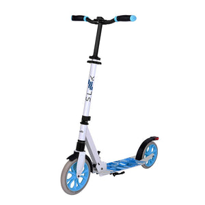 Lightweight And Foldable Kick Scooter - Adjustable Scooter For Teens, Alloy Deck With High Impact Wheels (Black)