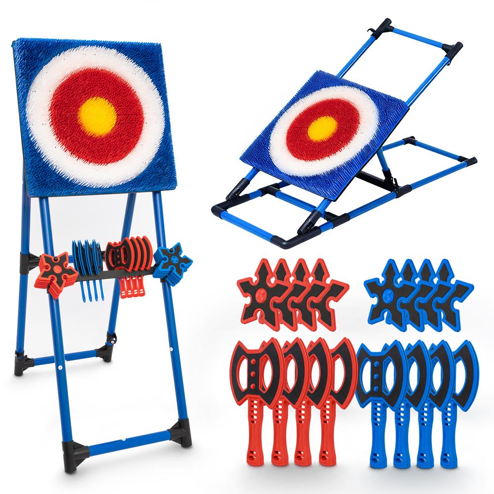 Serenelife Axe Throwing Game Set - Premium Fun And Competitive