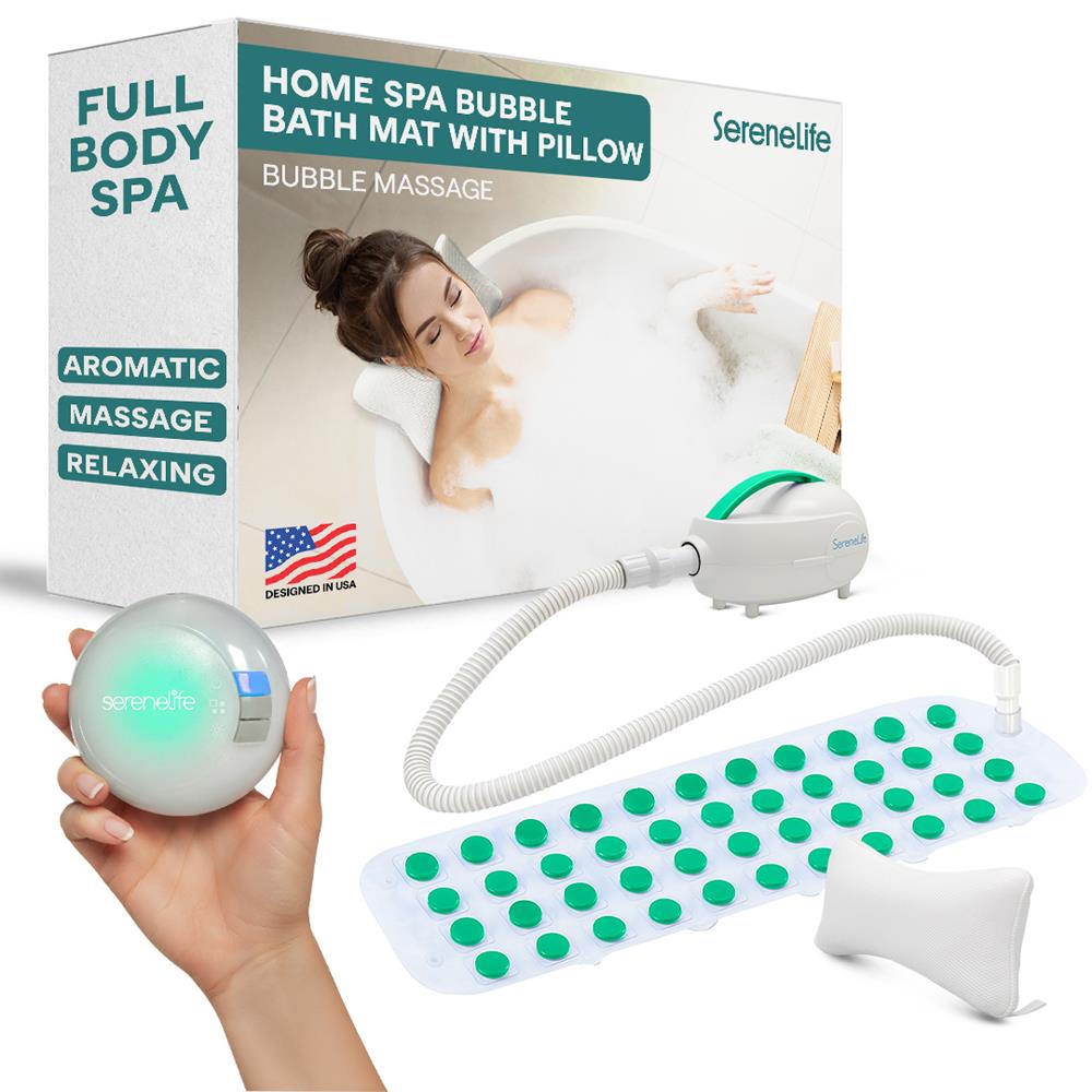SereneLife Bubble Bath Mat