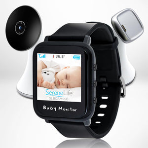 Smart Baby Monitor With Wearable Video Smart Watch - Wireless Video Camera Streaming Baby & Child Monitoring System