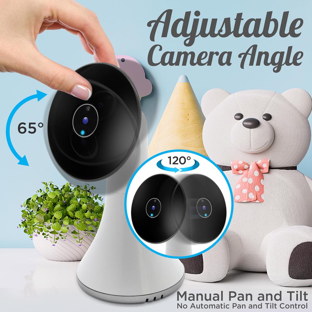 Smart Baby Monitor With Wearable Video Smart Watch - Wireless Video Camera Streaming Baby & Child Monitoring System